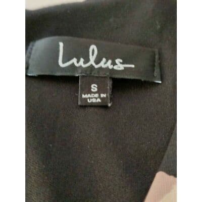 Lulus Floral Sheath Dress Sleeveless V-Neck Zipper Back Black Size Small - Thumbnail 10