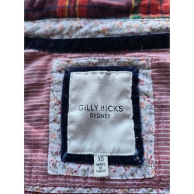 Women Gilly Hicks Women's Red and Green Shirt - Thumbnail 3