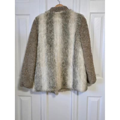 DEsprit Exclusively Styled by Dubrowsky and Perlbiner Faux Fur Toggle Coat Women - Thumbnail 2