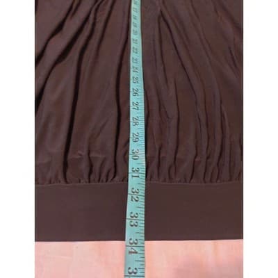 Helene Blake Black Sleeveless Pleated Bubble Hem Dress XL Made in USA - Thumbnail 8