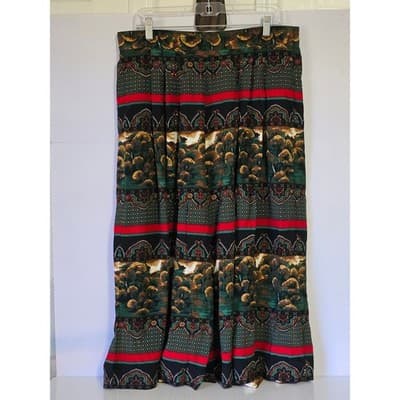 CHAUS Vintage 80s 90s Landscape Print Blazer Jacket Pants Set Size 10/12 - Thumbnail 15