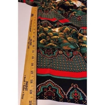 CHAUS Vintage 80s 90s Landscape Print Blazer Jacket Pants Set Size 10/12 - Thumbnail 9