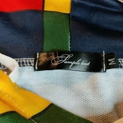 Sample Teat Mens Patchwork Colorblock Hoodie I'M FINE Graphic Pullover - Thumbnail 3