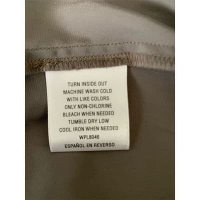 bar III Hazy Taupe Wide Leg Pleated Full Length Pants XS - Thumbnail 4