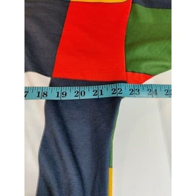 Sample Teat Mens Patchwork Colorblock Hoodie I'M FINE Graphic Pullover - Thumbnail 6