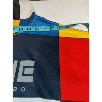Sample Teat Mens Patchwork Colorblock Hoodie I'M FINE Graphic Pullover - Thumbnail 5