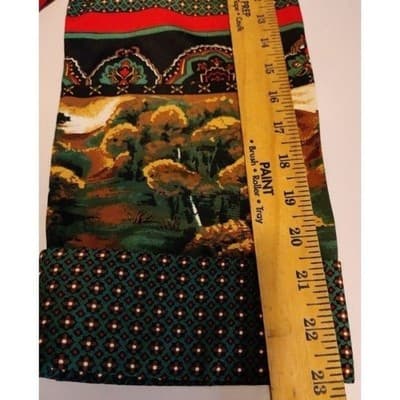 CHAUS Vintage 80s 90s Landscape Print Blazer Jacket Pants Set Size 10/12 - Thumbnail 10