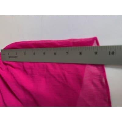 Worthington Woman 1X Bright Pink Butterfly Sleeve Sheer Blouse Tunic Top - Thumbnail 8