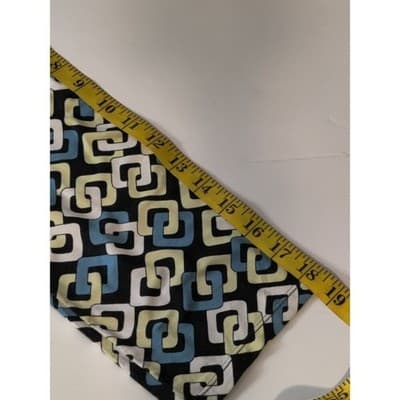 Ann Taylor Womens V-Neck Long Sleeve Top Blouse Geometric Print Size Medium - Thumbnail 7