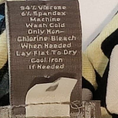 Ann Taylor Womens V-Neck Long Sleeve Top Blouse Geometric Print Size Medium - Thumbnail 4