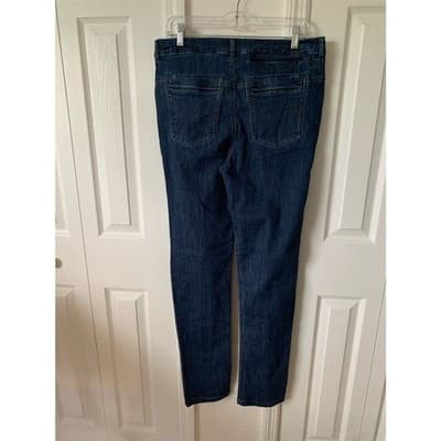 Clothingarts Women's Mid Rise Straight Leg Blue Denim Jeans Size M - Thumbnail 5