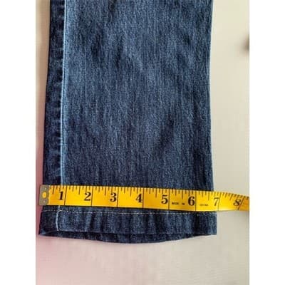 Clothingarts Women's Mid Rise Straight Leg Blue Denim Jeans Size M - Thumbnail 9