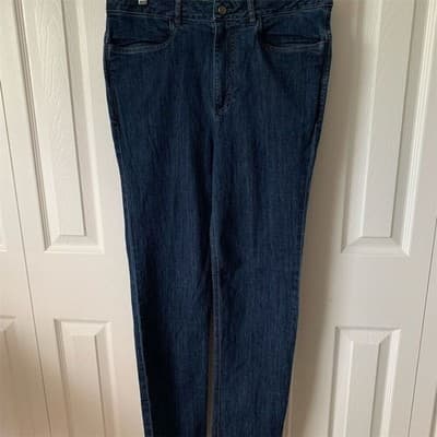 Clothingarts Women's Mid Rise Straight Leg Blue Denim Jeans Size M - Image 1