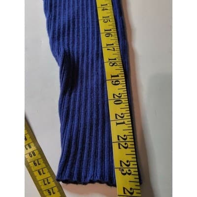 Lane Bryant Periwinkle Ribbed Knit Peplum V Neck Long Sleeve Sweater Top 14 16 - Thumbnail 8