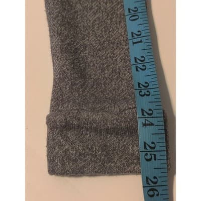 Ann Taylor LOFT Gray Heathered Zipper Accent Sweatshirt Pullover Mens S - Thumbnail 9