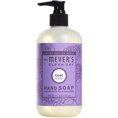 Mrs. Meyer's Spring Seasonals Hand Soap Collection Daisy, Rose, Lilac, and Mint - Thumbnail 3