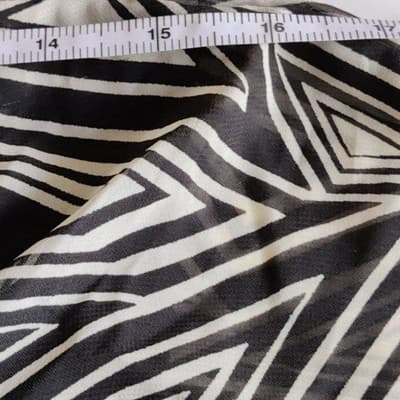 Hot Tempered Womens XL Black White Geometric Print Blouson Dress 3SC672AM NWT - Thumbnail 6