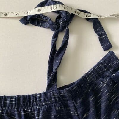 A.n.a. Women's Sleeveless Straight Neck Knit Blouse Blue Size L - Thumbnail 9