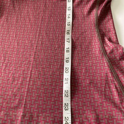 Nike Dri-Fit Women's Racerback Tank Top Maroon/Pink Geometric Size L - Thumbnail 11