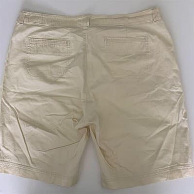 Riders by Lee Women's Beige Bermuda Shorts Size 18M Maternity Casual - Thumbnail 2