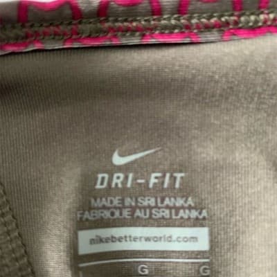 Nike Dri-Fit Women's Racerback Tank Top Maroon/Pink Geometric Size L - Thumbnail 13