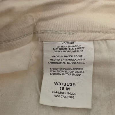 Riders by Lee Women's Beige Bermuda Shorts Size 18M Maternity Casual - Thumbnail 4