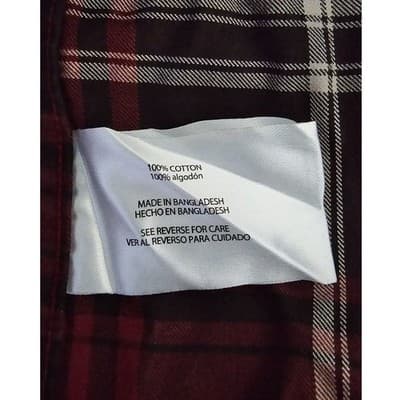 ORVIS Classic Collection Men's Sz L Red Black Plaid Long Sleeve Button Down - Thumbnail 4