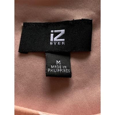 Iz Byer Women's Pink Polka Dot Sleeveless Knee Length Dress M - Thumbnail 8