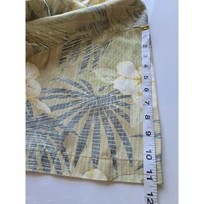 Mens Tropical Floral Aloha Shirt Short Sleeve Button Up Beach Vacation Casual - Thumbnail 5