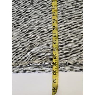 Marled Knit Hoodie Long Sleeve Pullover Casual Athleisure Top - Thumbnail 8