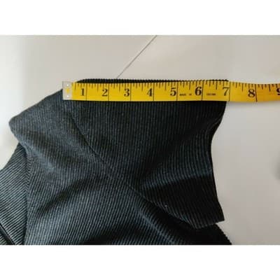 AGB Sheath Stretch Knit Dress Short Sleeve V-Neck Women's Green Size 12 - Thumbnail 7