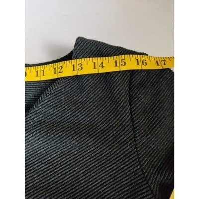 AGB Sheath Stretch Knit Dress Short Sleeve V-Neck Women's Green Size 12 - Thumbnail 6