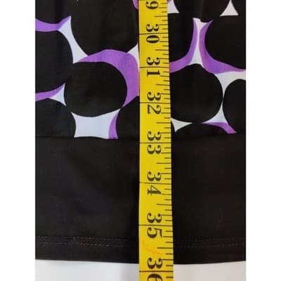 Motherhood Maternity Wrap Dress Short Sleeve V-Neck Geometric Print Womens Small - Thumbnail 11