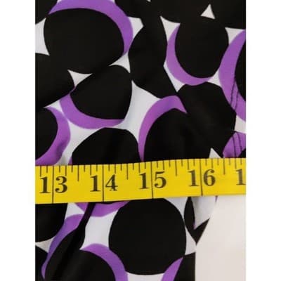 Motherhood Maternity Wrap Dress Short Sleeve V-Neck Geometric Print Womens Small - Thumbnail 9