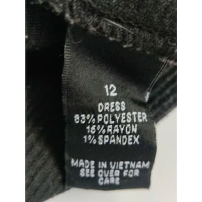 AGB Sheath Stretch Knit Dress Short Sleeve V-Neck Women's Green Size 12 - Thumbnail 4