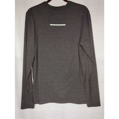 Reebok Men's Heathered Long Sleeve Tee, Size Large - Thumbnail 2