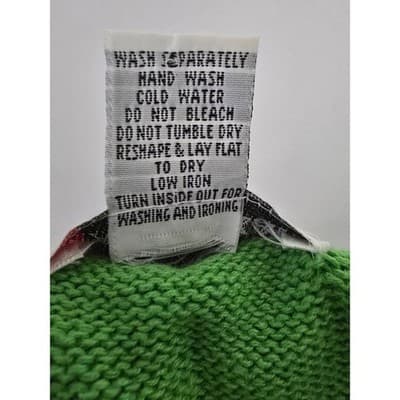 Vtg Ashlyn Kate Womens Green V Neck Short Sleeve Cardigan Sweater Sz S - Thumbnail 8