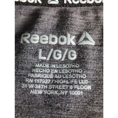Reebok Men's Heathered Long Sleeve Tee, Size Large - Thumbnail 4
