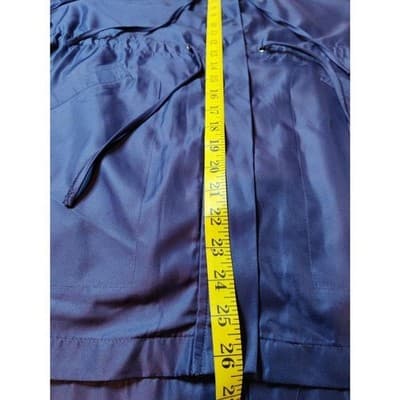 Axcess A Liz Claiborne Company Jacket 3/4 Sleeve Navy Blue Womens Size Medium - Thumbnail 12