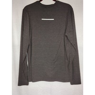 Reebok Men's Heathered Long Sleeve Tee, Size Large - Thumbnail 5