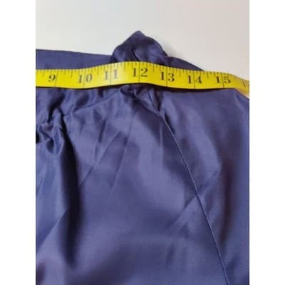 Axcess A Liz Claiborne Company Jacket 3/4 Sleeve Navy Blue Womens Size Medium - Thumbnail 9