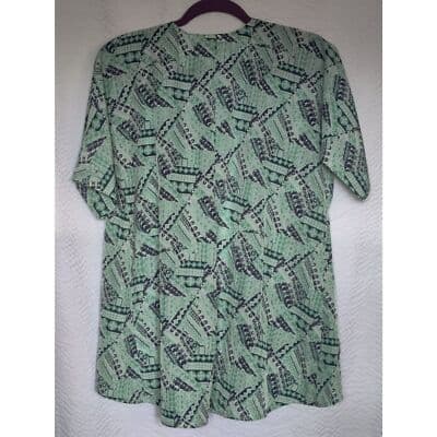 LulaRoe Geometric Lightweight Short Sleeves Open Front Kimono Womens Size 3 - Thumbnail 5