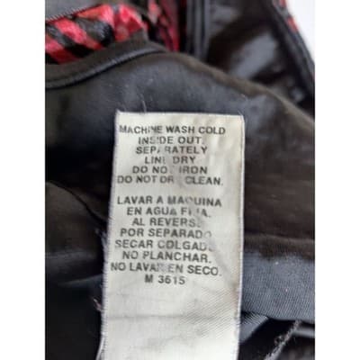 My Michelle Red/Black One Shoulder Asymmetrical Hem Dress Size Large - Thumbnail 11