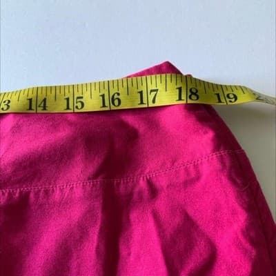 Fieldgear Magenta Pink Floral Embroidered Sequin Skirt Womens Plus Size 16 - Thumbnail 5