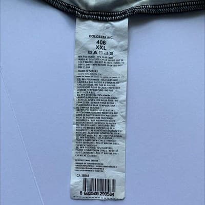 Dolcezza XXL Skort Black White Scroll Print Lime Green Trim Golf Tennis Skirt - Thumbnail 9