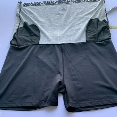 Dolcezza XXL Skort Black White Scroll Print Lime Green Trim Golf Tennis Skirt - Thumbnail 8