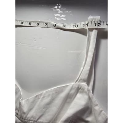 Bar III White Cutout Ruffle Hem Sundress XL - Thumbnail 4