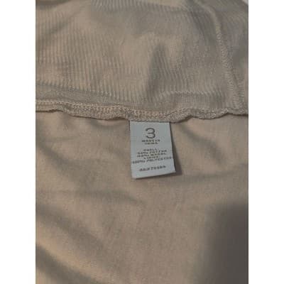 Chico's Cream Sequined Sleeveless Tank Top Size 3 XL Cotton Modal Shimmer Front - Thumbnail 4