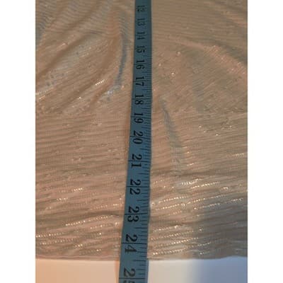 Chico's Cream Sequined Sleeveless Tank Top Size 3 XL Cotton Modal Shimmer Front - Thumbnail 9