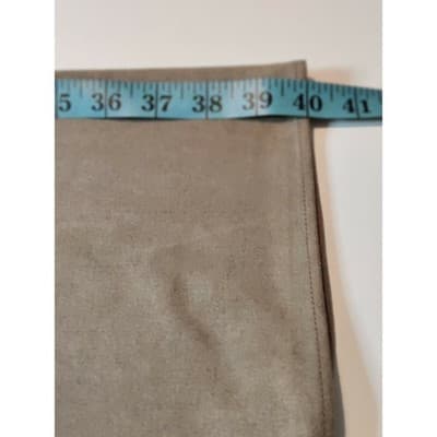 Chicos Faux Suede Tan Laser Cut Poncho Wrap One Size Floral Eyelet Shawl OS - Thumbnail 6